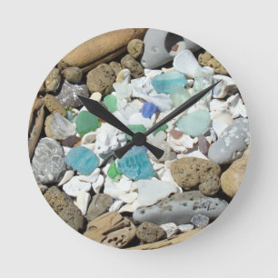 Relojes GenialesConchas de Mar Vidrio de Mar Fósil