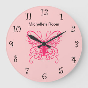 Relojes mariposas rosadas