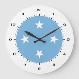 Relojes micronesios de la bandera