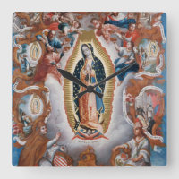 Relojes murales de la Virgen de Guadalupe