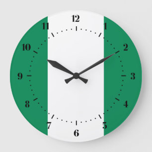 Relojes nigerianos de la bandera