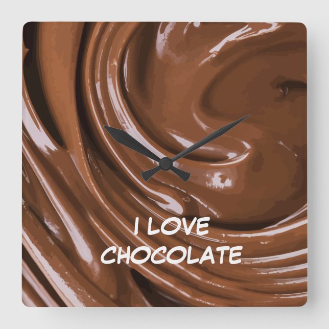 Relojes para paredes de chocolate (Anverso)
