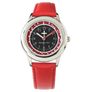 Relojes personalizados del cristiano para los