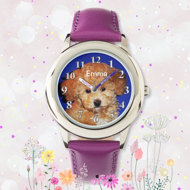 Relojes personalizados para Chicas, TU FOTO, NOMBR (Girls Photo Watch. Gifts for 6 year old girl. Gift Ideas for 7 year old girl. )