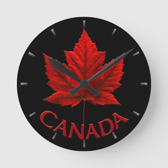 Relojes y regalos de pared del recuerdo de Canadá (Anverso)