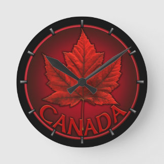 Relojes y regalos de pared del recuerdo de Canadá