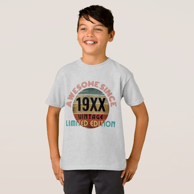 REMATABLE DESDE 19XX EDICIÓN LIMITADA camiseta (Anverso completo)