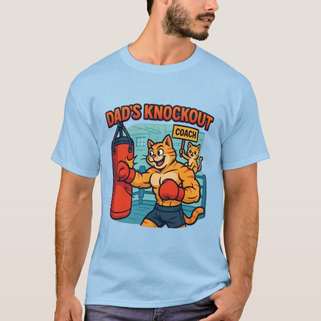 Remate de Papá - Camiseta divertida de gato de gim (Anverso)