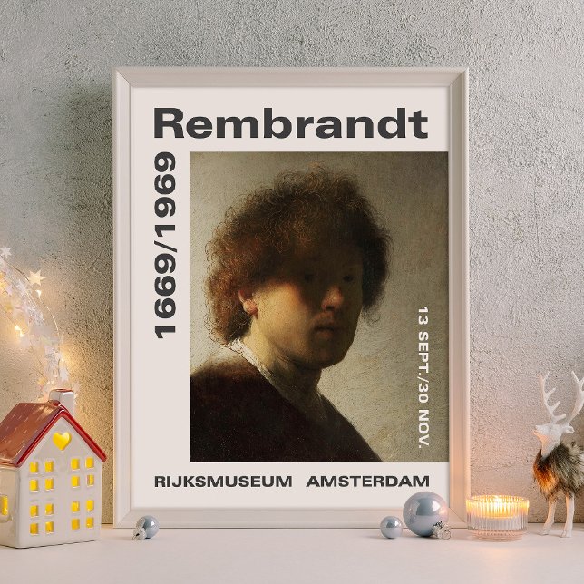 Rembrandt Auto-Retrato 1628 Pintura Arte Imprimir  (Subido por el creador)