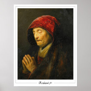 Rembrandt van Rijn Zedign Poster de arte #10