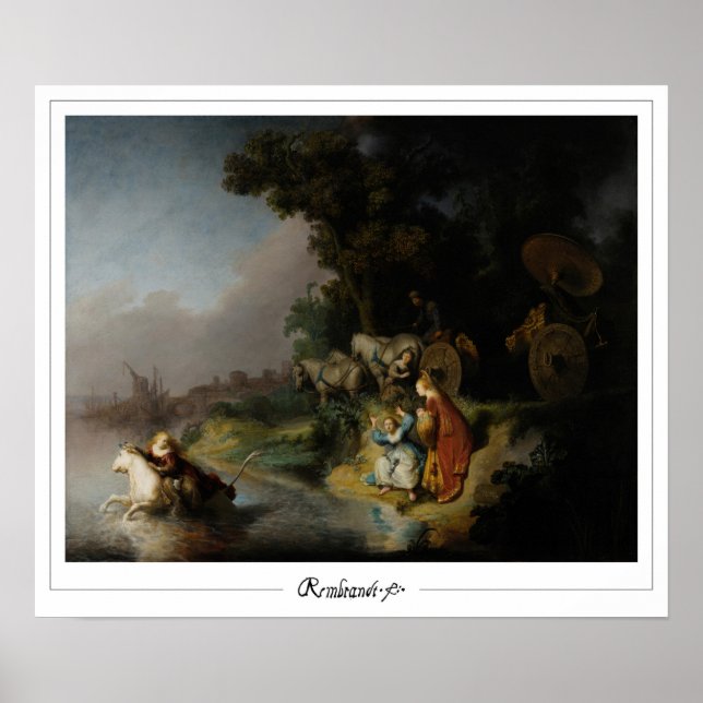 Rembrandt van Rijn Zedign Poster de arte #11 (Frente)
