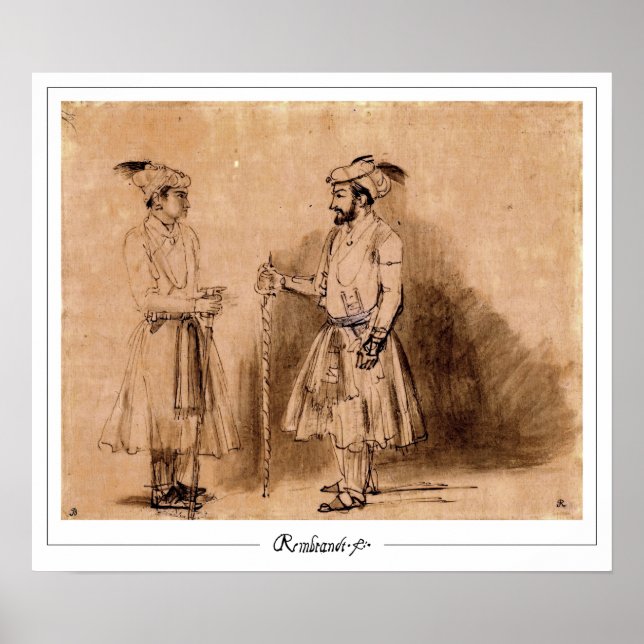 Rembrandt van Rijn Zedign Poster de arte #114 (Frente)
