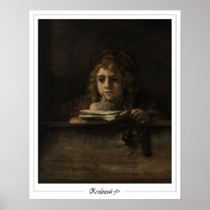 Rembrandt van Rijn Zedign Poster de arte #12