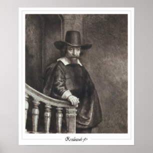 Rembrandt van Rijn Zedign Poster de arte #129