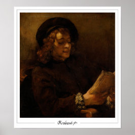 Rembrandt van Rijn Zedign Poster de arte #2