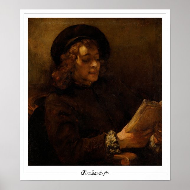 Rembrandt van Rijn Zedign Poster de arte #2 (Frente)