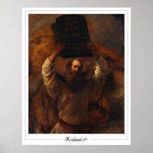 Rembrandt van Rijn Zedign Poster de arte #25