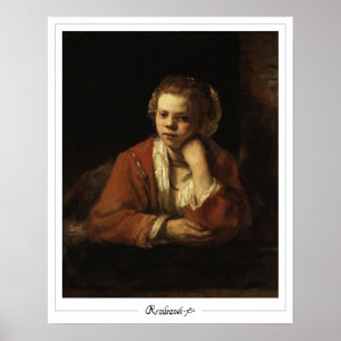 Rembrandt van Rijn Zedign Poster de arte #29