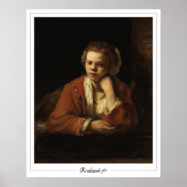 Rembrandt van Rijn Zedign Poster de arte #29 (Frente)
