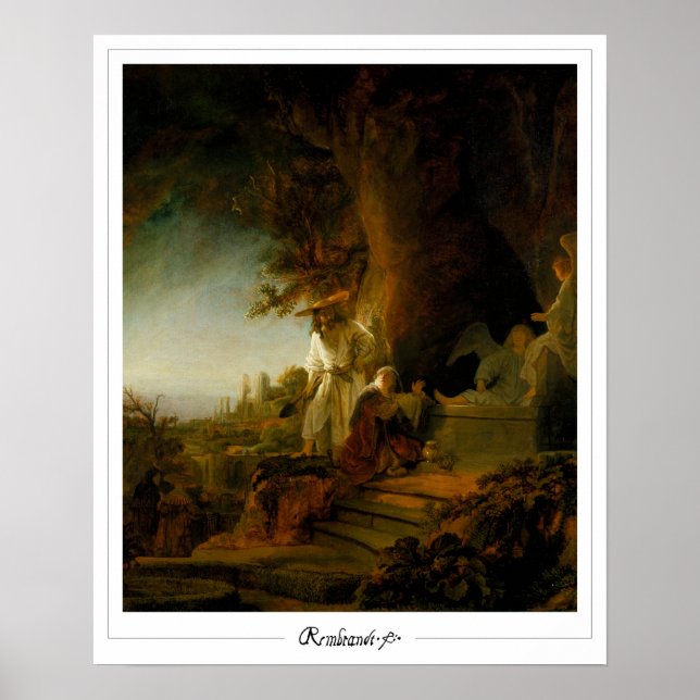 Rembrandt van Rijn Zedign Poster de arte #32 (Frente)