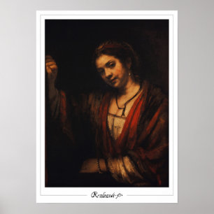 Rembrandt van Rijn Zedign Poster de arte #329