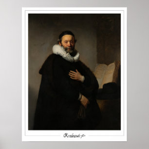 Rembrandt van Rijn Zedign Poster de arte #337