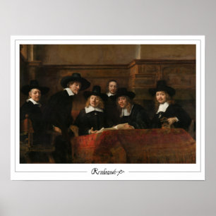Rembrandt van Rijn Zedign Poster de arte #354