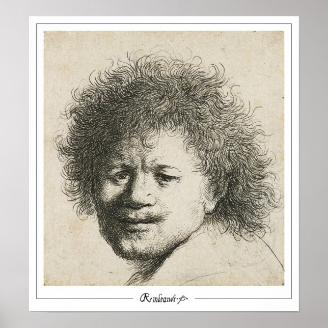 Rembrandt van Rijn Zedign Poster de arte #363 (Frente)