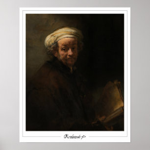 Rembrandt van Rijn Zedign Poster de arte #373