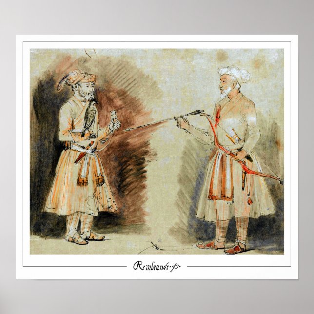 Rembrandt van Rijn Zedign Poster de arte #436 (Frente)