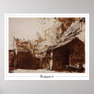 Rembrandt van Rijn Zedign Poster de arte #464