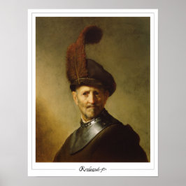 Rembrandt van Rijn Zedign Poster de arte #5