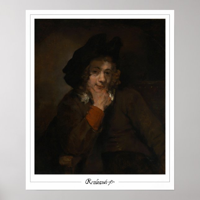 Rembrandt van Rijn Zedign Poster de arte #597 (Frente)