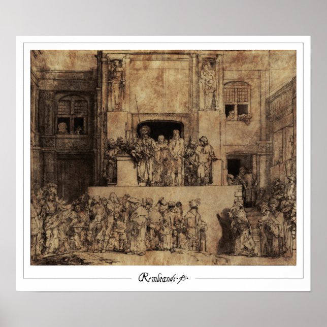 Rembrandt van Rijn Zedign Poster de arte #622 (Frente)