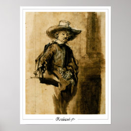 Rembrandt van Rijn Zedign Poster de arte #638