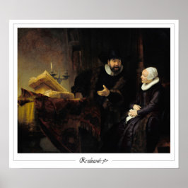 Rembrandt van Rijn Zedign Poster de arte #669