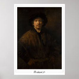 Rembrandt van Rijn Zedign Poster de arte #680