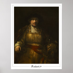 Rembrandt van Rijn Zedign Poster de arte #71