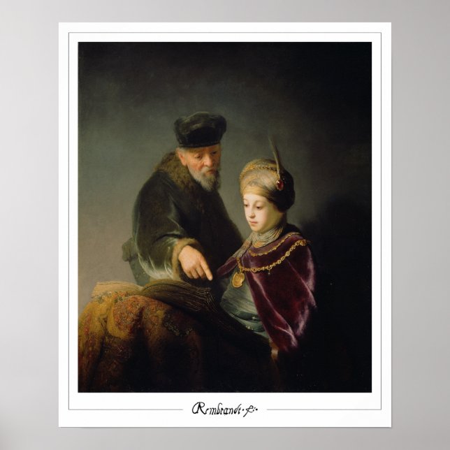 Rembrandt van Rijn Zedign Poster de arte #9 (Frente)