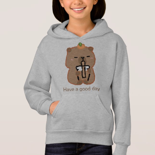 remedio capybara hoodie (Anverso)