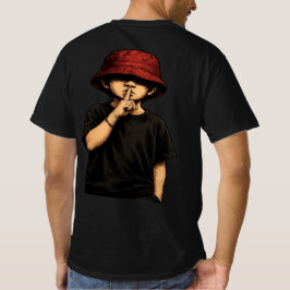 Remera con estampado trasero Shhh Silence Streetwe