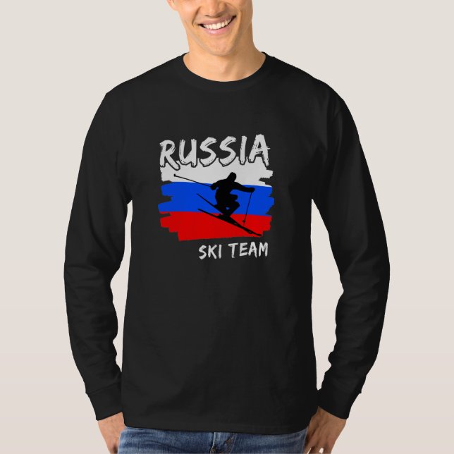 Remera de esquí de Rusia (Anverso)