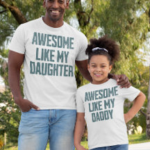 REMERA DE MAMÁ Y PAPÁ INCREÍBLE COMO MI HIJA