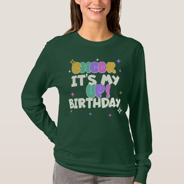 REMERA DE MANGA LARGA PARA MUJERES CUMPLEAÑOS ÁNIM (Anverso)