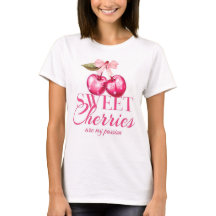 Remera de Mujer Cerezas Dulces