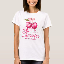 Remera de Mujer Cerezas Dulces
