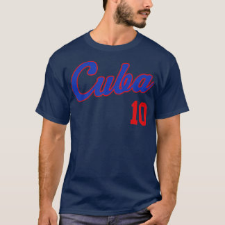 Remera del béisbol cubano retro Beisbol Jersey cub