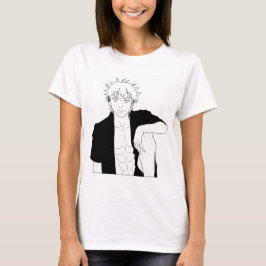 Remera Gojo Blanca