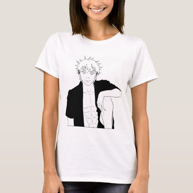 Remera Gojo Blanca (Anverso)
