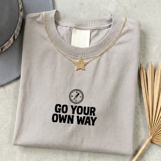 Remera Gráfica Unisex 'Ve Tu Propio Camino'